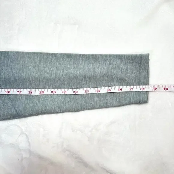 Pelagic Leggings Gray on Gray Fish Print, Size L - Picture 6 of 6